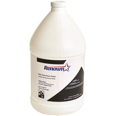 Renown High-Gloss Floor Finish 1 Gal. (4 Per Case)