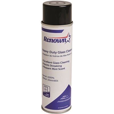 Renown Heavy-Duty Glass Cleaner Aerosol 19 oz. (12 Per Case)