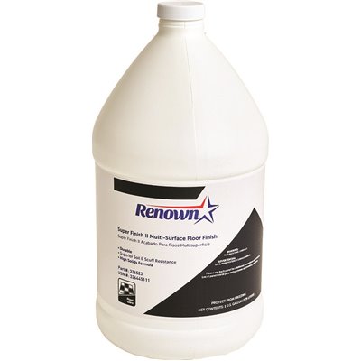 Renown Super Finish II Multi-Surface Floor Finish 1 Gal. (4 Per Case)