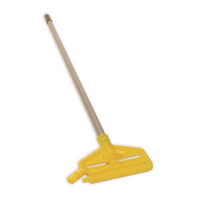 60 in. Gray Fiberglass Clamp Wet Mop Handle