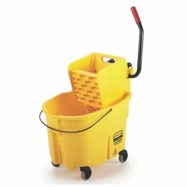 WaveBrake 26 Qt Side Press Bucket and Wringer Combo, Yellow